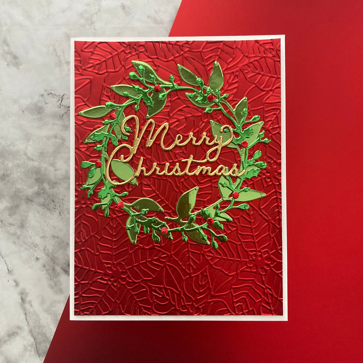 ORNAMENT RED - Matte Foil 15 Pack - E11-02