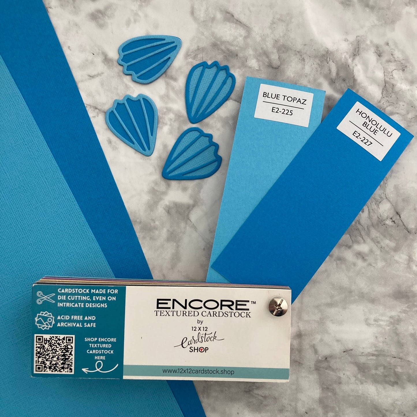 BLUE TOPAZ - Canvas Texture 25 Pack - E2-225