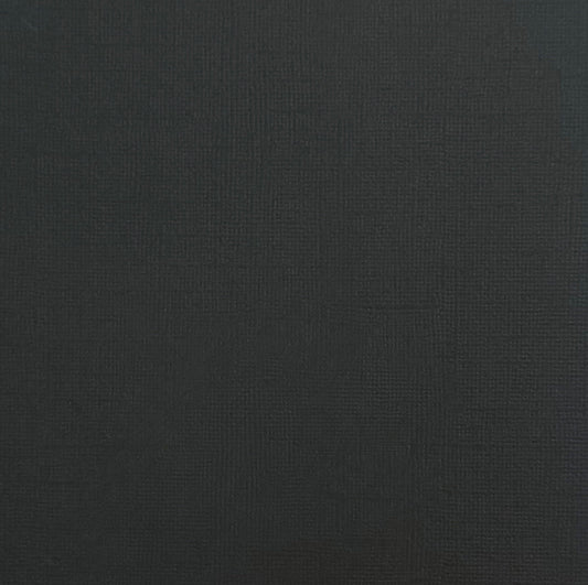 JET BLACK - Textured 12x12 Cardstock - Encore Paper for Cricut Cutting