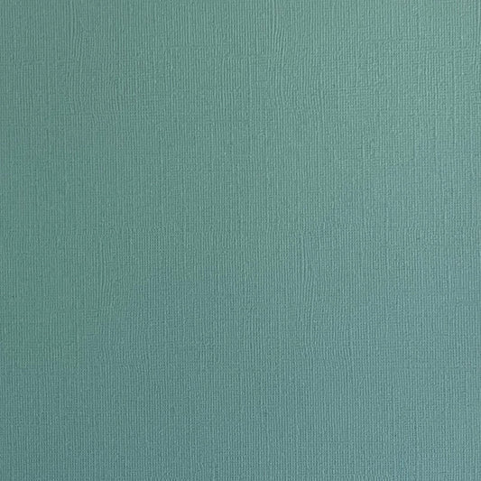 MEDITERRANEAN BLUE - Aqua Blue Textured 12x12 Cardstock - Encore Paper