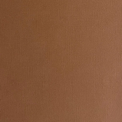 MOCHA - Brown Textured 12x12 Cardstock - Encore Paper