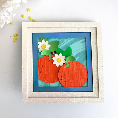 Handmade card featuring Encore Textured Cardstock in California Poppy