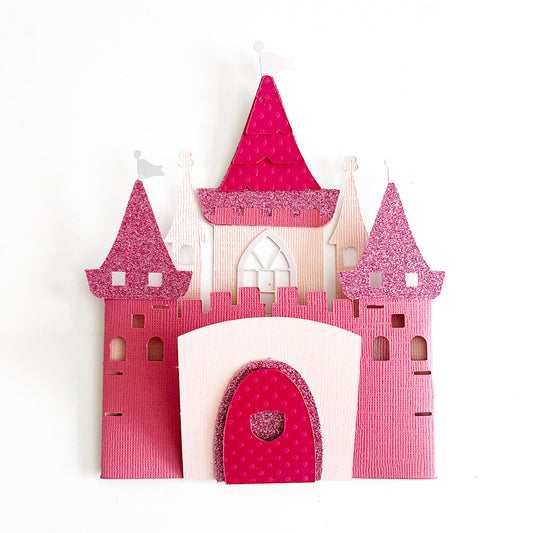 Handmade Castle Shaped Card featuring Encore cardstock
