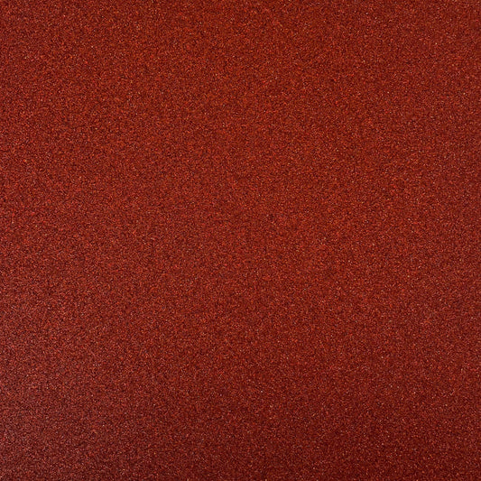 PUMPKIN SPICE Glitter Luxe Cardstock - 12x12 glitter Cardstock - 12x12 Cardstock - Encore - DARK ORANGE glitter Card-stock - mess free glitter Cardstock