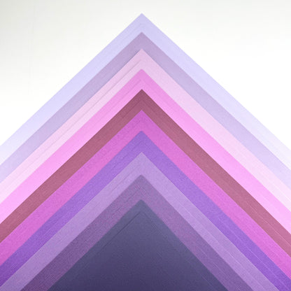 ENCORE TEXTURED CARDSTOCK PURPLE VARIETY PACK - 12x12 Cardstock - 20 Pack - Encore