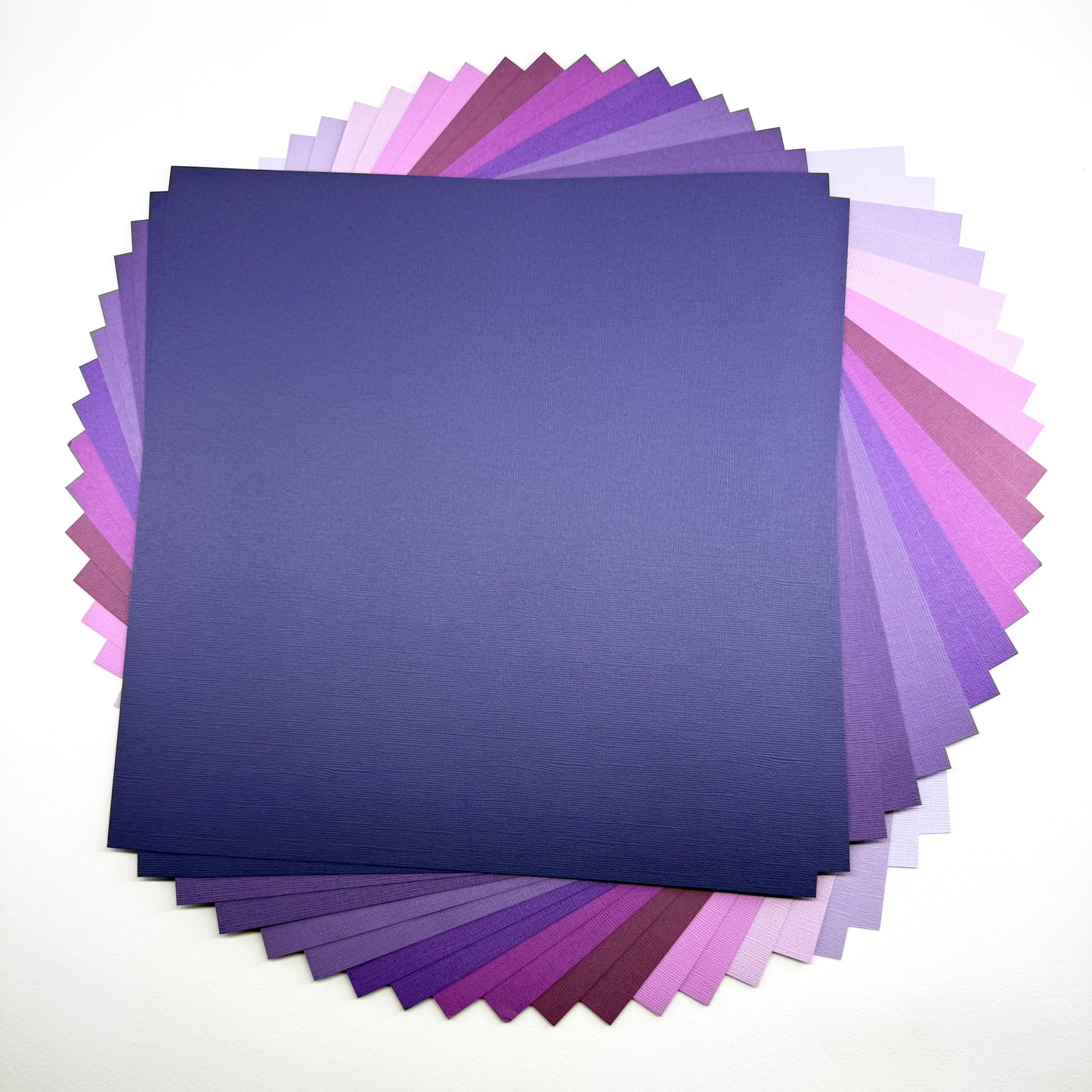 ENCORE TEXTURED CARDSTOCK PURPLE VARIETY PACK - 12x12 Cardstock - 20 Pack - Encore
