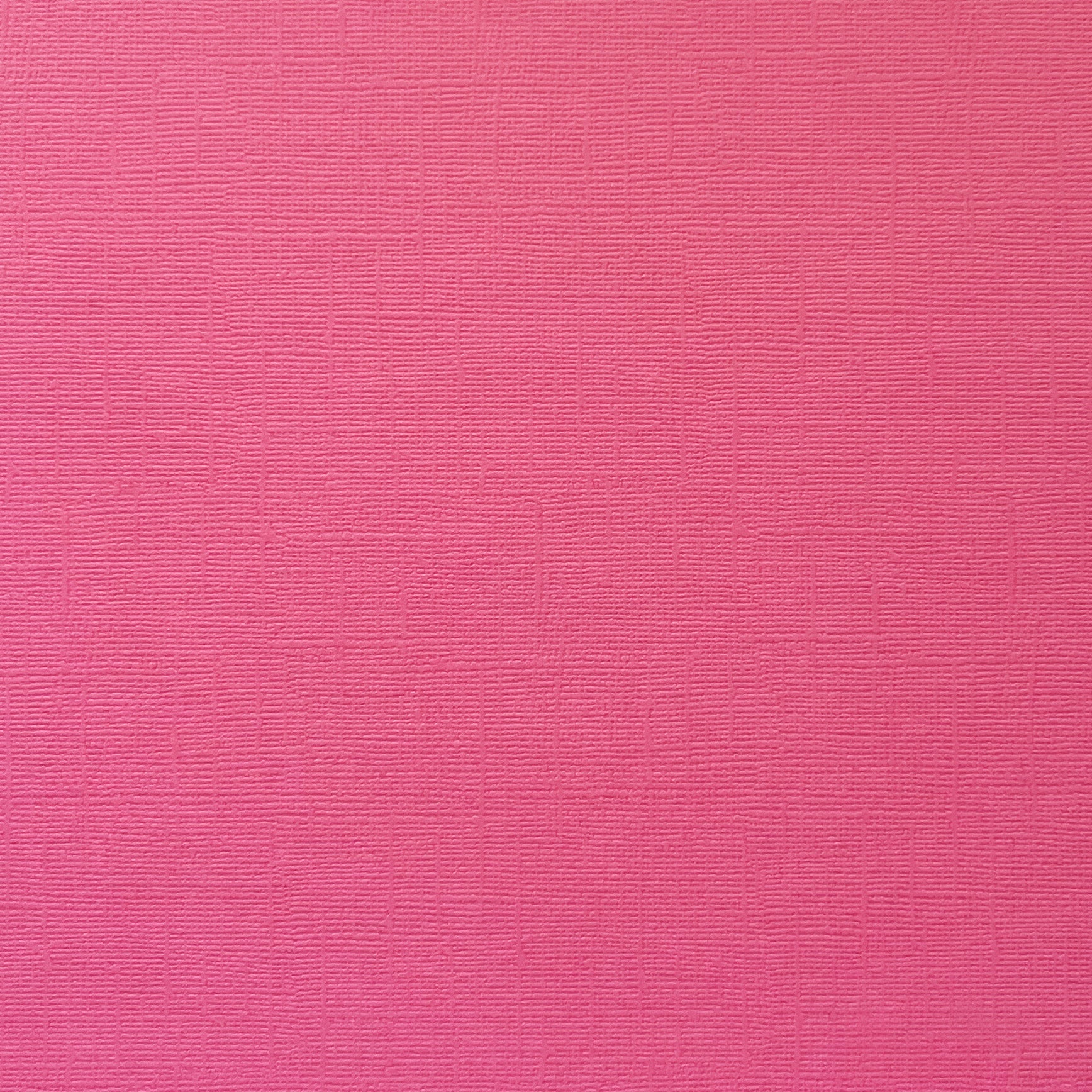 ROSE TOPAZ - Bright Pink Textured 12x12 Cardstock - Encore Paper