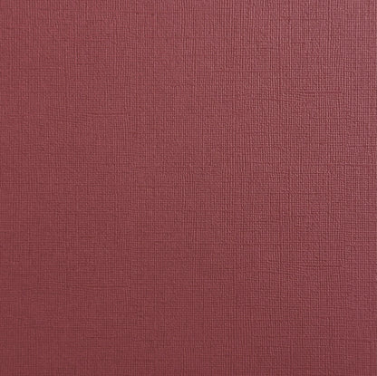 RED WINE - Textured 12x12 Cardstock - Encore Paper