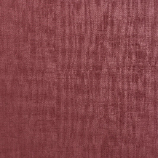 RED WINE - Textured 12x12 Cardstock - Encore Paper