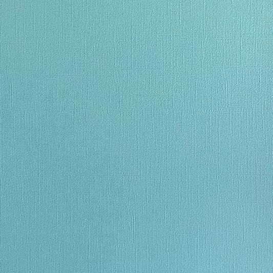 SEA MIST - Blue Textured 12x12 Cardstock - Encore Paper