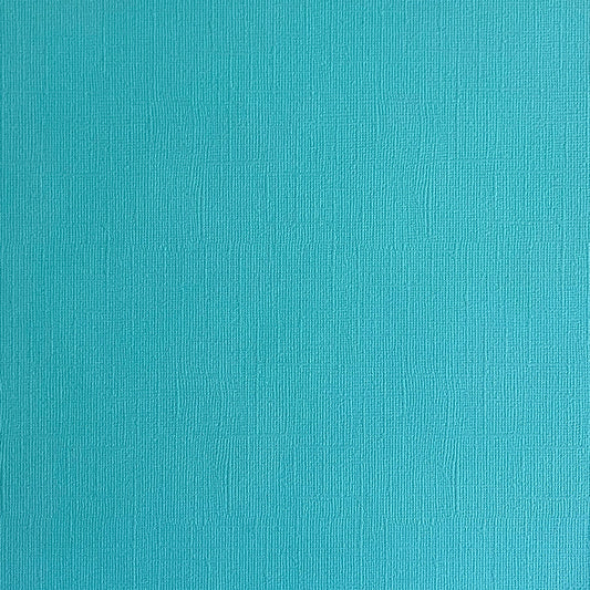 SWIMMING POOL - Bright Blue Textured 12x12 Cardstock - Encore Paper