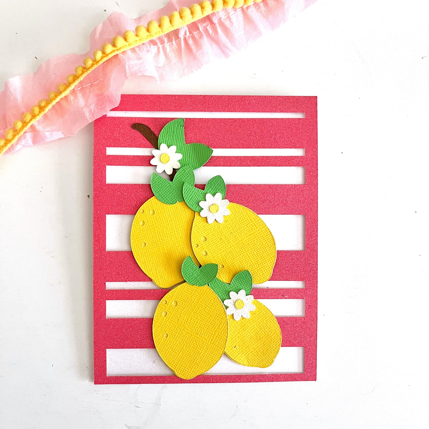 Handmade card featuring Encore cardstock