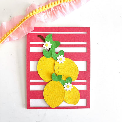Handmade card featuring Encore cardstock
