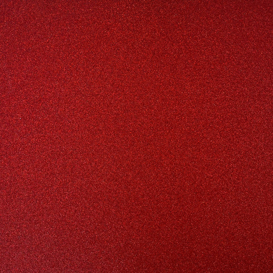 VAMPIRE RED Glitter Luxe Cardstock - 12x12 glitter Cardstock - 12x12 Cardstock - Encore - RED glitter Card-stock - mess free glitter Cardstock