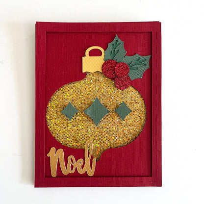 Handmade Christmas Card featuring  Encore Cardstock