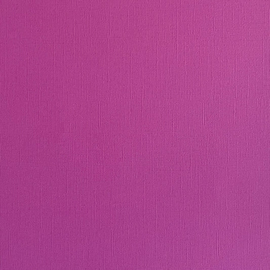 WILD ORCHID - Magenta Textured 12x12 Cardstock - Encore Paper