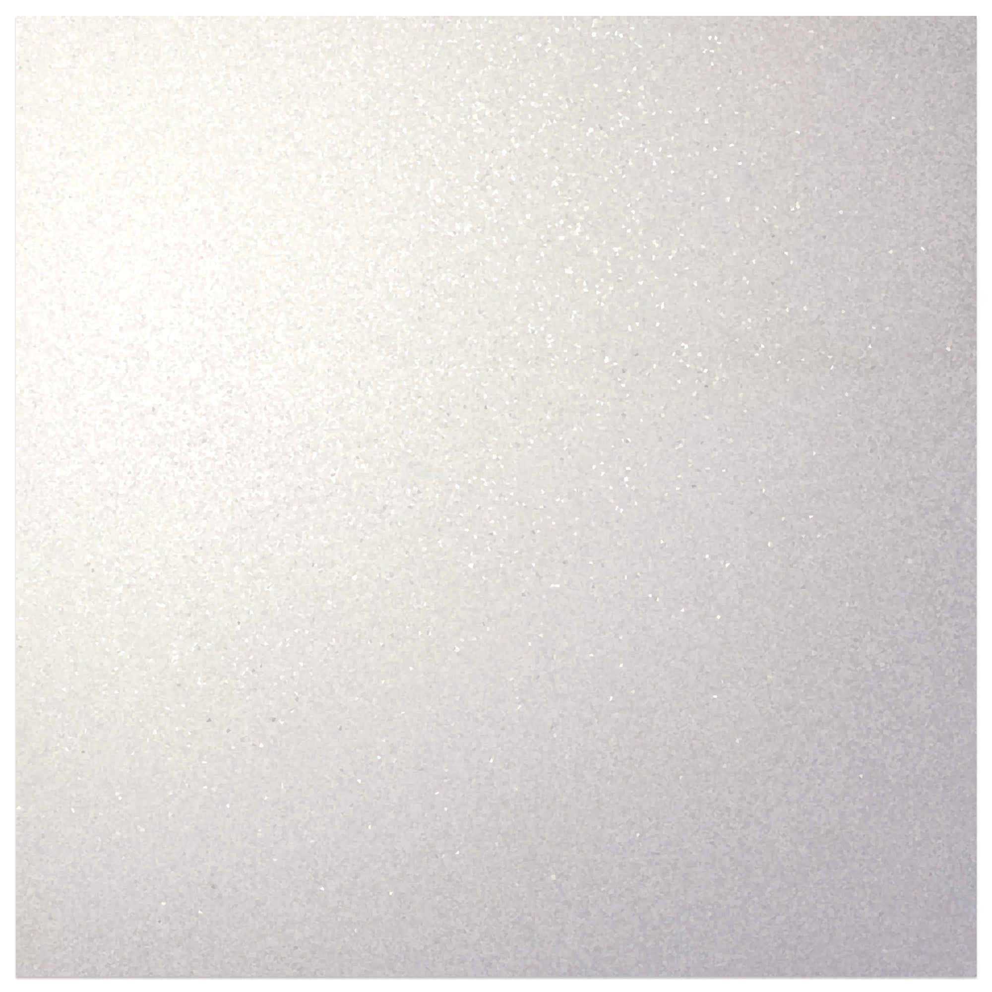 WHITE - WOW No-Shed Glitter Paper 12x12 - Encore – Encore Paper