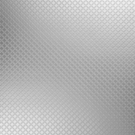 Antique diamonds silver foil cardstock - Matte silver foil cardstock with a diamond embossed texture - 12x12 cardstock shop - silver foil cardstock - foil cardstock