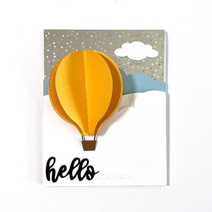 Handmade card featuring Encore Holographic Cardstock and Encore textured Cardstock